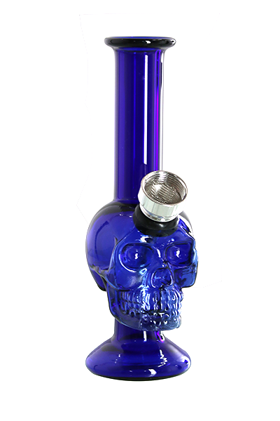 Champ High Color Mini Skull Glaspfeife Blau